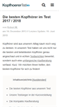 Mobile Screenshot of kopfhoerertest.com